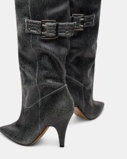 BADDIE BLACK DISTRESSED 8 BADDIE BLACK DISTRESSED -Steve Madden Shop STEVEMADDEN SHOES BADDIE BLACK DISTRESSED 05