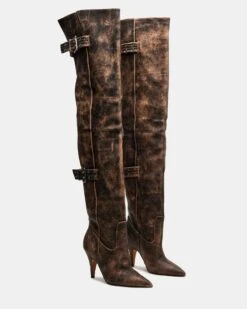 BADDIE BROWN DISTRESSED -Steve Madden Shop STEVEMADDEN SHOES BADDIE BROWN DISTRESSED 02