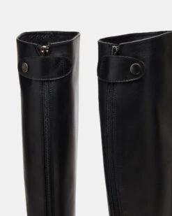 BEREN BLACK LEATHER 7 BEREN BLACK LEATHER -Steve Madden Shop STEVEMADDEN SHOES BEREN BLACK LEATHER 05