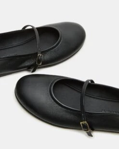 BESETTE BLACK LEATHER -Steve Madden Shop STEVEMADDEN SHOES BESETTE BLACK LEATHER 05