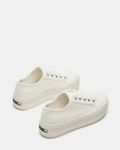 BOBBI 30 WHITE FABRIC -Steve Madden Shop STEVEMADDEN SHOES BOBBI30 WHITE FABRIC 03