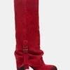 BOZEMAN RED SUEDE -Steve Madden Shop STEVEMADDEN SHOES BOZEMAN RED SUEDE