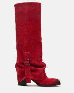 BOZEMAN RED SUEDE
