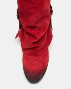 BOZEMAN RED SUEDE -Steve Madden Shop STEVEMADDEN SHOES BOZEMAN RED SUEDE 04