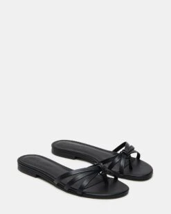CALISSI BLACK LEATHER -Steve Madden Shop STEVEMADDEN SHOES CALISSI BLACK LEATHER 01