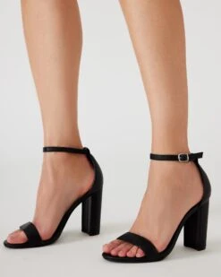 CARRSON BLACK LEATHER 7 CARRSON BLACK LEATHER -Steve Madden Shop STEVEMADDEN SHOES CARRSON BLACK LEATHER LEGS DOWN 0274