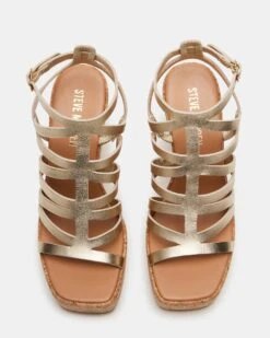 COZETTE GOLD LEATHER 8 COZETTE GOLD LEATHER -Steve Madden Shop STEVEMADDEN SHOES COZETTE GOLD LEATHER 03