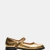 DELANCY GOLD LEATHER -Steve Madden Shop STEVEMADDEN SHOES DELANCY GOLD LEATHER 01