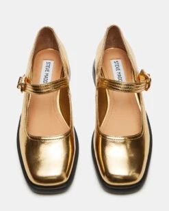 DELANCY GOLD LEATHER 9 DELANCY GOLD LEATHER -Steve Madden Shop STEVEMADDEN SHOES DELANCY GOLD LEATHER 04
