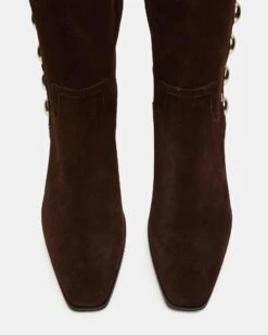 DINGO BROWN SUEDE STUDS -Steve Madden Shop STEVEMADDEN SHOES DINGO S BROWN SUEDE 04