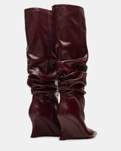 DISTORTION BURGUNDY -Steve Madden Shop STEVEMADDEN SHOES DISTORTION BURGUNDY 02
