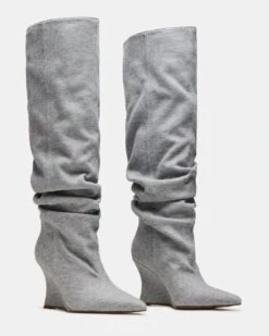 DISTORTION GREY FABRIC 9 DISTORTION GREY FABRIC -Steve Madden Shop STEVEMADDEN SHOES DISTORTION GREY FABRIC 01