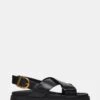DONELLI BLACK LEATHER -Steve Madden Shop STEVEMADDEN SHOES DONELLI BLACK LEATHER
