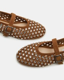 DREAMING CHESTNUT SUEDE RHINESTONES -Steve Madden Shop STEVEMADDEN SHOES DREAMINGSP CHESTNUT SUEDE 05