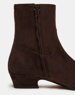 DUSTY CHOCOLATE BROWN SUEDE -Steve Madden Shop STEVEMADDEN SHOES DUSTY CHOCOLATE BROWN SUEDE 03
