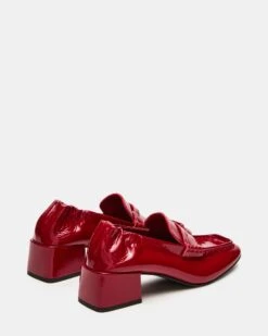 ESTEE RED CRINKLE PATENT -Steve Madden Shop STEVEMADDEN SHOES ESTEE RED CRINKLE PATENT 02