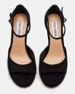 ESTER BLACK SUEDE -Steve Madden Shop STEVEMADDEN SHOES ESTER BLACK SUEDE 04