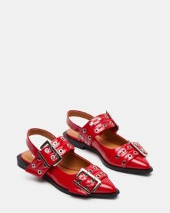 GRAYA RED PATENT -Steve Madden Shop STEVEMADDEN SHOES GRAYA RED PATENT 02