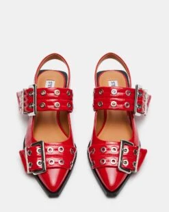 GRAYA RED PATENT -Steve Madden Shop STEVEMADDEN SHOES GRAYA RED PATENT 04