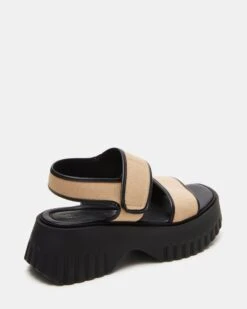 GROVER BLACK/TAN -Steve Madden Shop STEVEMADDEN SHOES GROVER BLACK TAN 02