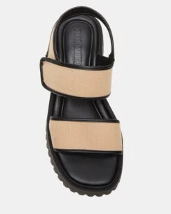 GROVER BLACK/TAN -Steve Madden Shop STEVEMADDEN SHOES GROVER BLACK TAN 03