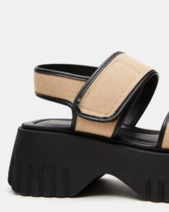 GROVER BLACK/TAN -Steve Madden Shop STEVEMADDEN SHOES GROVER BLACK TAN 04