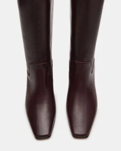 GWYNETH BROWN/RED LEATHER -Steve Madden Shop STEVEMADDEN SHOES GWYNETH BROWN RED LEATHER 04