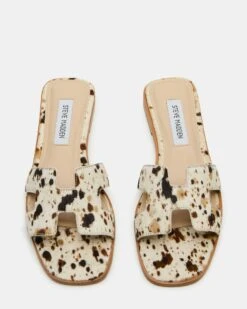 HADYN TAN COW PRINT -Steve Madden Shop STEVEMADDEN SHOES HADYN H TAN MULTI 04