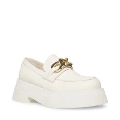 HARBOR WHITE LEATHER - SM REBOOTED -Steve Madden Shop STEVEMADDEN SHOES HARBOR WHITE LEATHER