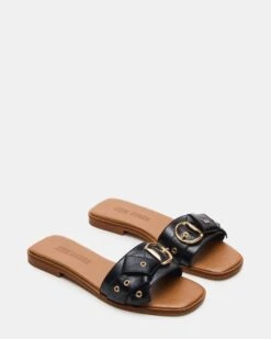 HILARIA BLACK LEATHER -Steve Madden Shop STEVEMADDEN SHOES HILARIA BLACK LEATHER 02