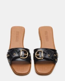 HILARIA BLACK LEATHER -Steve Madden Shop STEVEMADDEN SHOES HILARIA BLACK LEATHER 04