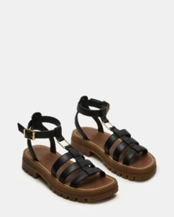 JARELLI BLACK LEATHER 8 JARELLI BLACK LEATHER -Steve Madden Shop STEVEMADDEN SHOES JARELLI BLACK LEATHER 02