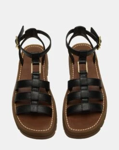 JARELLI BLACK LEATHER 10 JARELLI BLACK LEATHER -Steve Madden Shop STEVEMADDEN SHOES JARELLI BLACK LEATHER 04