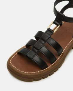 JARELLI BLACK LEATHER 9 JARELLI BLACK LEATHER -Steve Madden Shop STEVEMADDEN SHOES JARELLI BLACK LEATHER 05