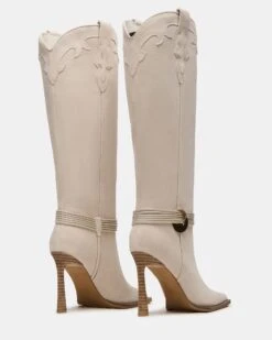 KYNDALL BONE SUEDE -Steve Madden Shop STEVEMADDEN SHOES KYNDALL BONE SUEDE 02