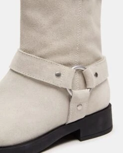 LANI WHITE SUEDE -Steve Madden Shop STEVEMADDEN SHOES LANI WHITE SUEDE 05