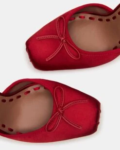 LARINA RED SATIN -Steve Madden Shop STEVEMADDEN SHOES LARINA RED SATIN 06