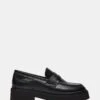 LAYKEN BLACK LEATHER -Steve Madden Shop STEVEMADDEN SHOES LAYKEN BLACK LEATHER