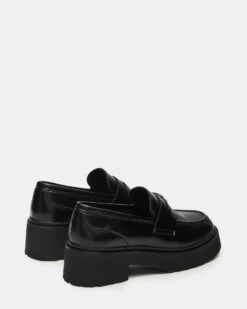 LAYKEN BLACK LEATHER -Steve Madden Shop STEVEMADDEN SHOES LAYKEN BLACK LEATHER 02