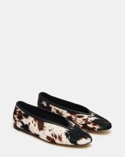 LENI BROWN COW PRINT -Steve Madden Shop STEVEMADDEN SHOES LENI C BROWN MULTI 01