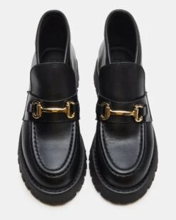 LEON BLACK LEATHER -Steve Madden Shop STEVEMADDEN SHOES LEON BLACK LEATHER 04