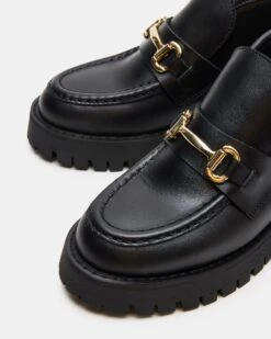 LEON BLACK LEATHER -Steve Madden Shop STEVEMADDEN SHOES LEON BLACK LEATHER 05