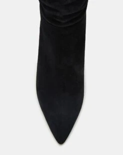 LINGER BLACK SUEDE -Steve Madden Shop STEVEMADDEN SHOES LINGER BLACK SUEDE 04