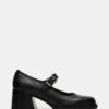 LISBON BLACK LEATHER -Steve Madden Shop STEVEMADDEN SHOES LISBON BLACK LEATHER 01