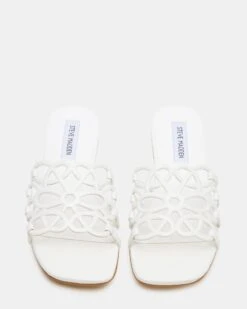 LOTUS WHITE LEATHER -Steve Madden Shop STEVEMADDEN SHOES LOTUS SUMMER WHITE 04