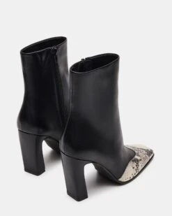 LYLE BLACK LEATHER WITH SNAKE 10 LYLE BLACK LEATHER WITH SNAKE -Steve Madden Shop STEVEMADDEN SHOES LYLE BLACK SNAKE 03 08fdff5e c965 4e79 a918 91a3ae42d435