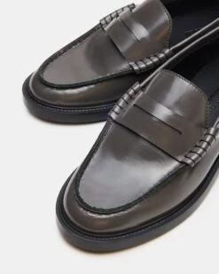 MADISON GREY LEATHER -Steve Madden Shop STEVEMADDEN SHOES MADISON GREY LEATHER 05