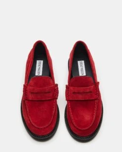 MADISON RED SUEDE -Steve Madden Shop STEVEMADDEN SHOES MADISON RED SUEDE 04