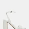MESSA WHITE LEATHER -Steve Madden Shop STEVEMADDEN SHOES MESSA WHITE LEATHER