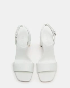MESSA WHITE LEATHER -Steve Madden Shop STEVEMADDEN SHOES MESSA WHITE LEATHER 03